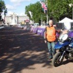 Ed Beckmann at the London 2012 Cycling Road Race